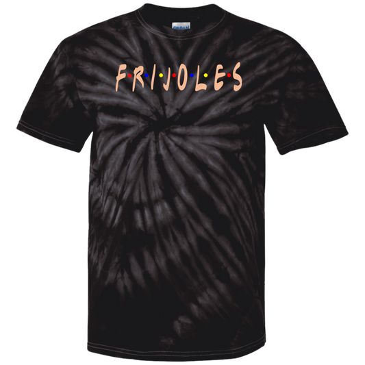 ArtichokeUSA Custom Design. FRIJOLE (CON QUESO). 100% Cotton Tie Dye T-Shirt