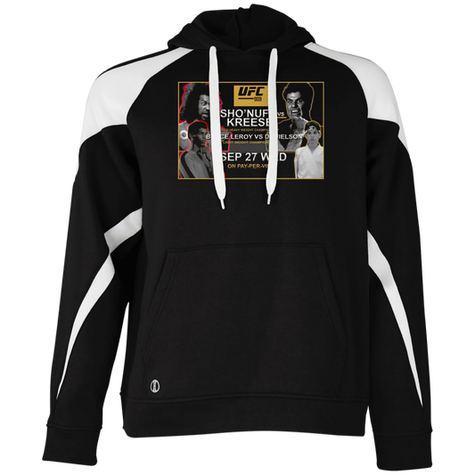 Artichoke Fight Gear Custom Design #15. UFC 909. Sho'Nuff vs Kreese. Co Main Event Bruce Lee Roy vs Danielson. MMA. UFC / The Last Dragon Movie Parody. 2 Tone Hoodie