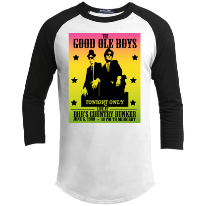 ArtichokeUSA Custom Design. The Good Ole Boys. Blues Brothers Fan Art. Youth 3/4 Raglan Sleeve Shirt