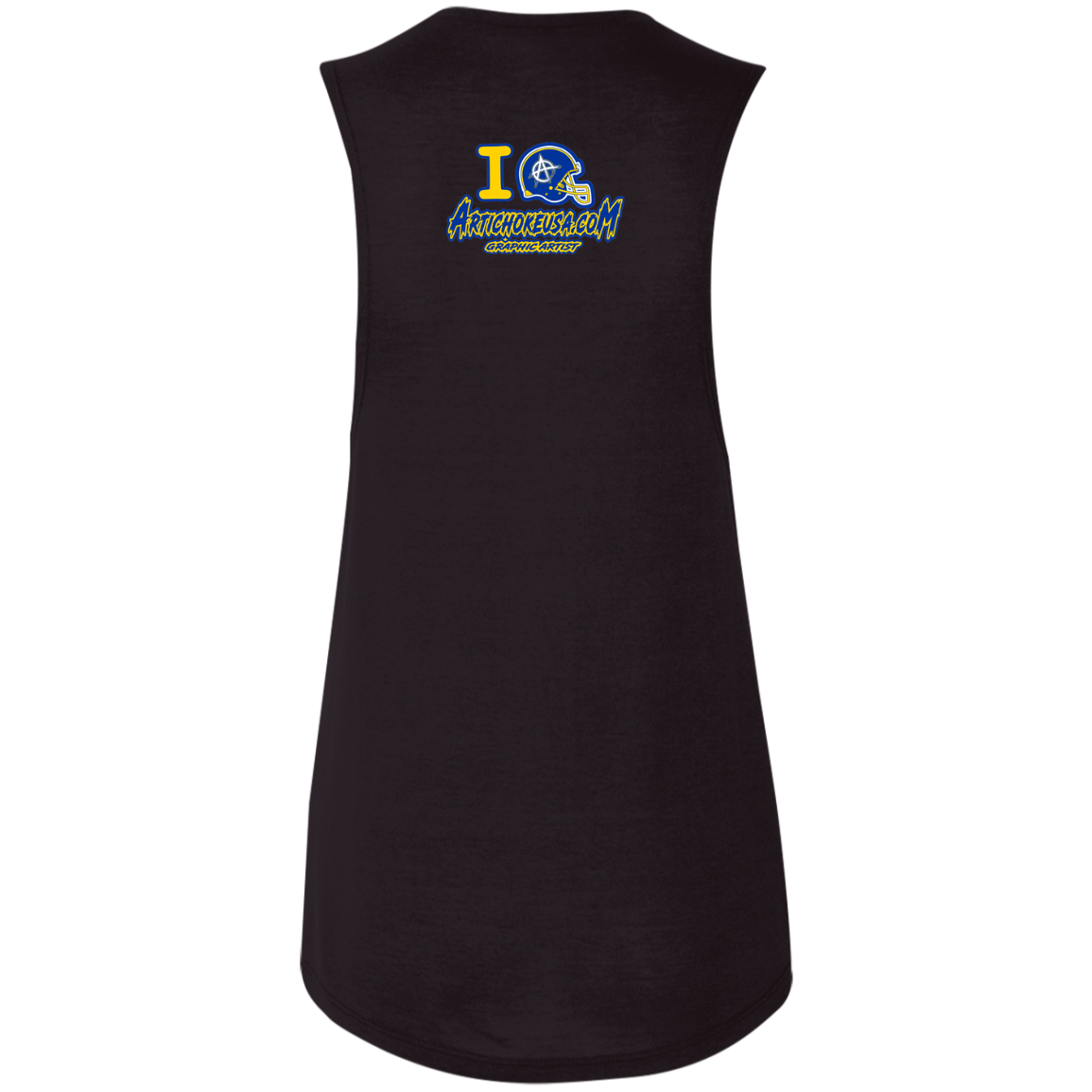 ArtichokeUSA Custom Design. Los Ramgeles. Fan Art. Ladies' Flowy Muscle Tank