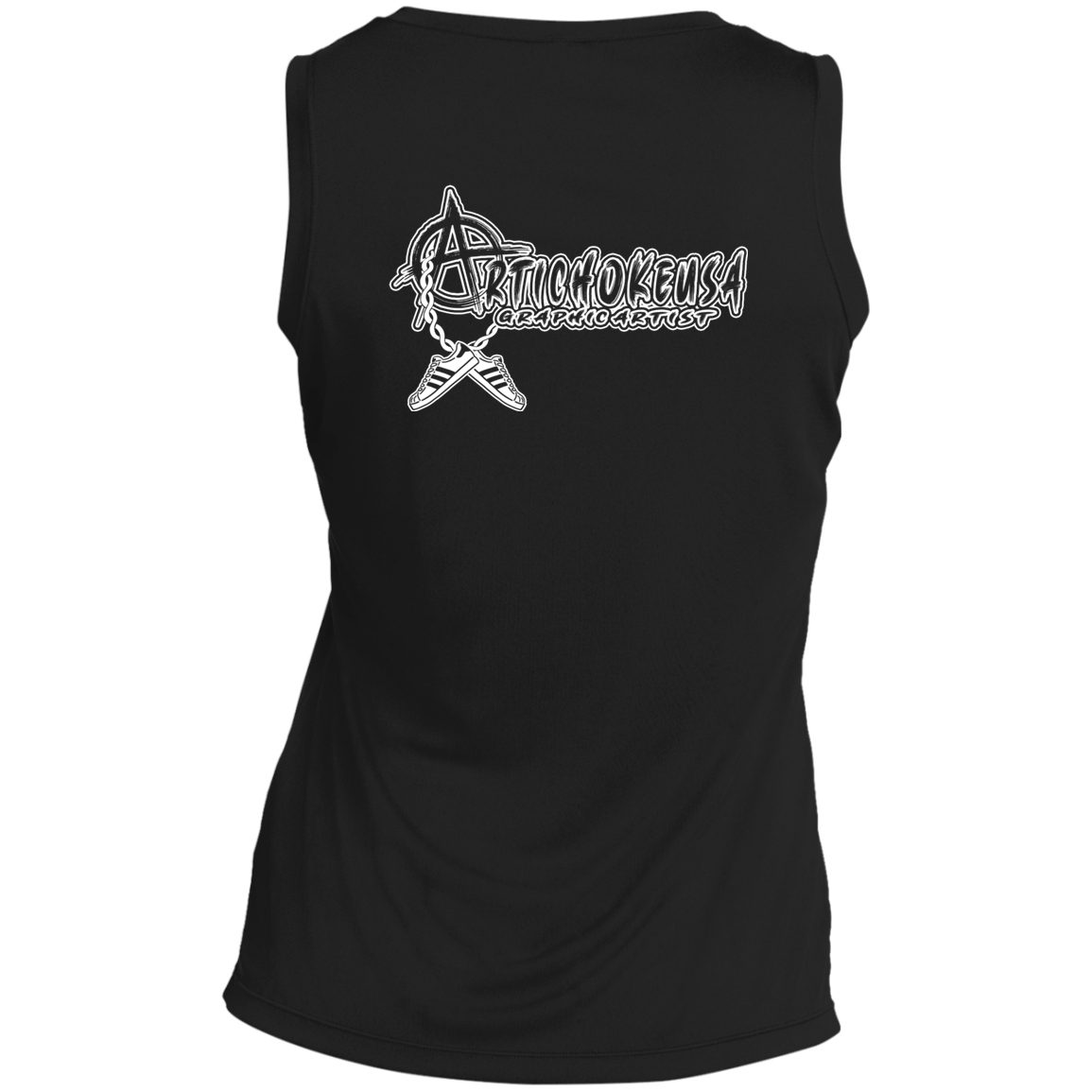 ArtichokeUSA Custom Design. Straight Outta Old School. The GOATs of Rap. Ladies' Sleeveless V-Neck