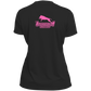 ArtichokeUSA Custom Design. Ruffing the Passer. Pitbull Edition. Female Version. Ladies’ Moisture-Wicking V-Neck Tee