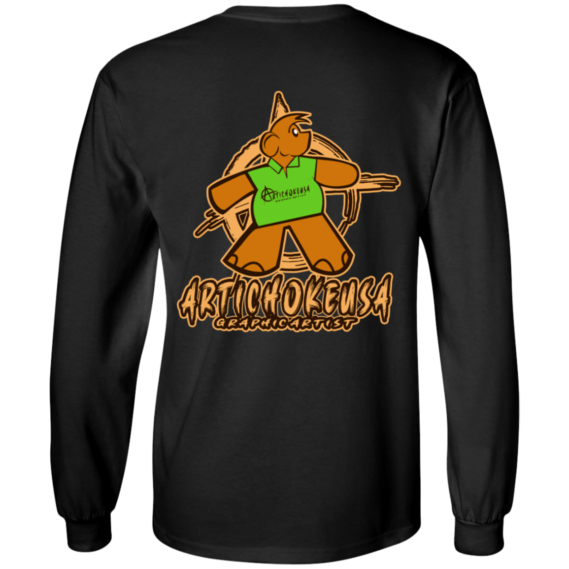 ArtichokeUSA Character and Font Design. Let’s Create Your Own Design Today. Winnie. Youth Long Sleeve T-Shirt