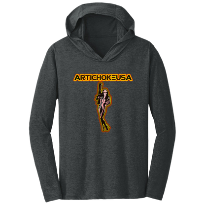 ArtichokeUSA Character and Font design. Let's Create Your Own Team Design Today. Mary Boom Boom. Triblend T-Shirt Hoodie