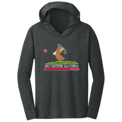 Custom Design #15. Golf Southern California with Yogi Fan Art. Triblend T-Shirt Hoodie