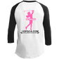 OPG Custom Design #16. Get My Nine. Female Version. Youth 3/4 Raglan Sleeve Shirt