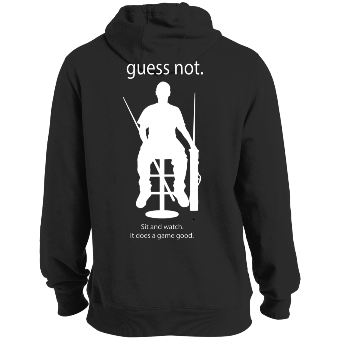 The GHOATS Custom Design. #40 Got Game? / Guess Not. Tall Pullover Hoodie
