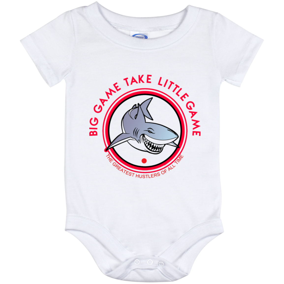 The GHOATS Custom Design. #25 Big Game Take Little Game. Baby Onesie 12 Month
