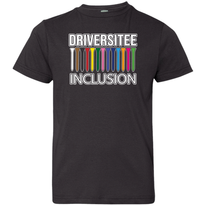 ZZZ#06 OPG Custom Design. DRIVER-SITEE & INCLUSION. Youth Jersey T-Shirt