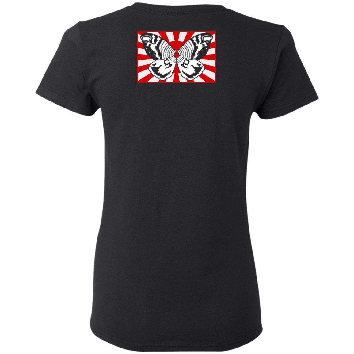 ArtichokeUSA Character and Font  Design #30. Mothra Fan Art. Basic Ladies' 100% Cotton T-Shirt