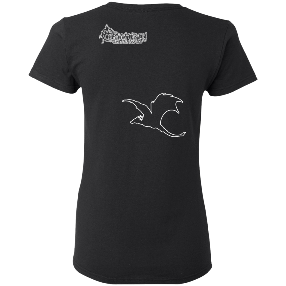 ArtichokeUSA Custom Design #16. Dracarys That Shit Up. Game of Thrones Fan Art. Ladies' Basic 100% Cotton T-Shirt