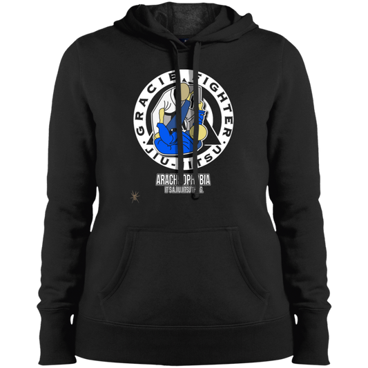 Artichoke Fight Gear Custom Design #1. Arachnophobia: Fear of Spiders. Spider Guard. It's a Jiu Jitsu Thing. Ladies' Pullover Hooded Sweatshirt
