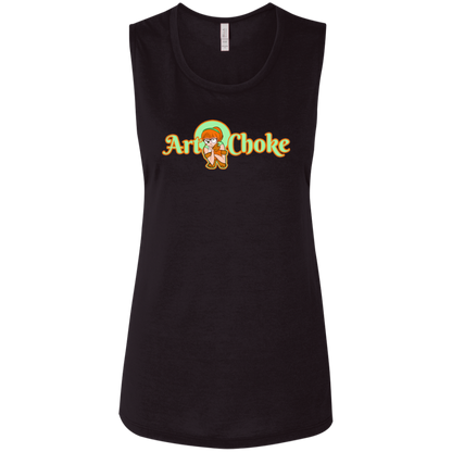 ArtichokeUSA Character and Font Design. Let’s Create Your Own Design Today. Winnie. Ladies' Flowy Muscle Tank