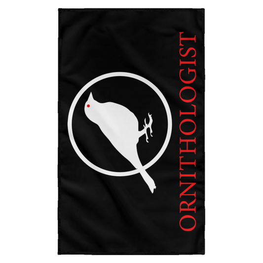 OPG Custom Design #24. Ornithologist. A person who studies or is an expert on birds. Wall Flag