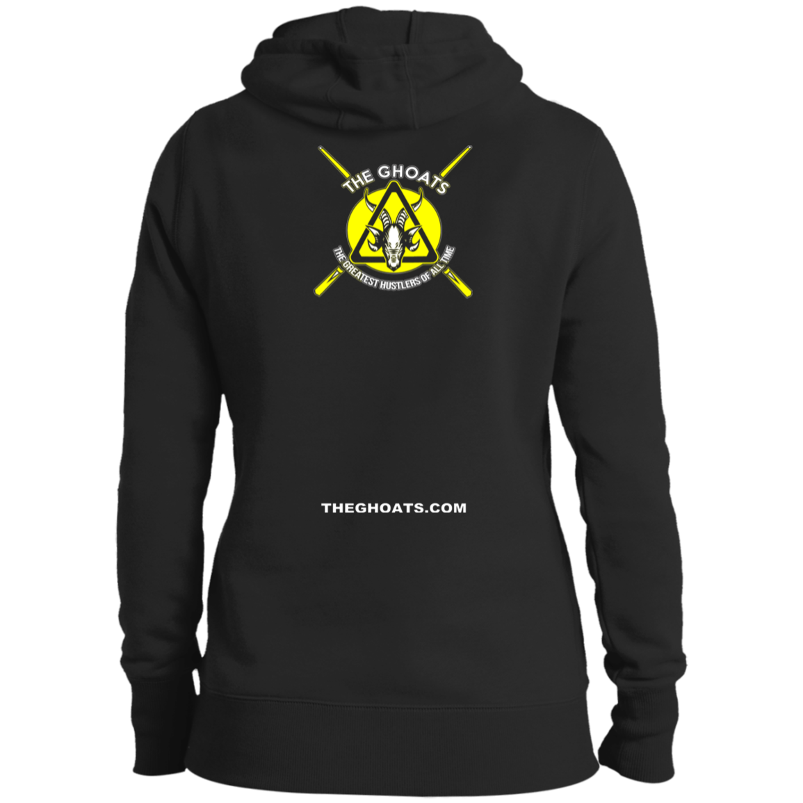 The GHOATS Custom Design #1. Active Shooter. Ladies' Pullover Hooded Sweatshirt