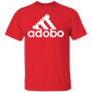 ArtichokeUSA Custom Design. Adobo. Adidas Parody. Youth 5.3 oz 100% Cotton T-Shirt