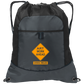 ArtichokeUSA Custom Design. Art Work Ahead. 24,901 Miles (Miles Around the Earth). Pocket Cinch Pack