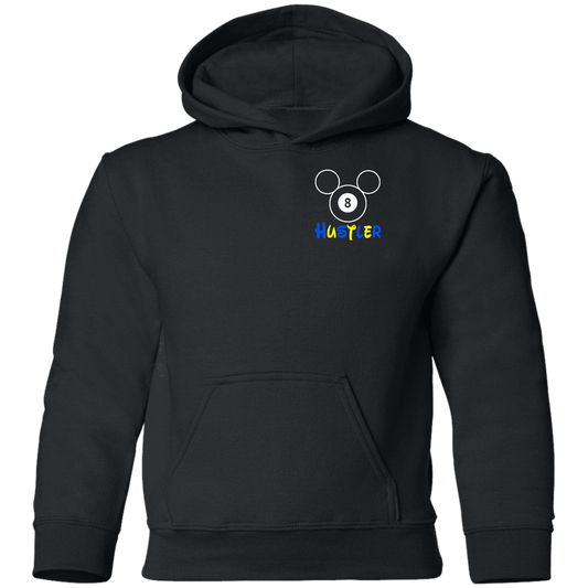 The GHOATS Custom Design #20. Look at the back. Hustle Mouse. Mickey Mouse Fan Art. Youth Pullover Hoodie