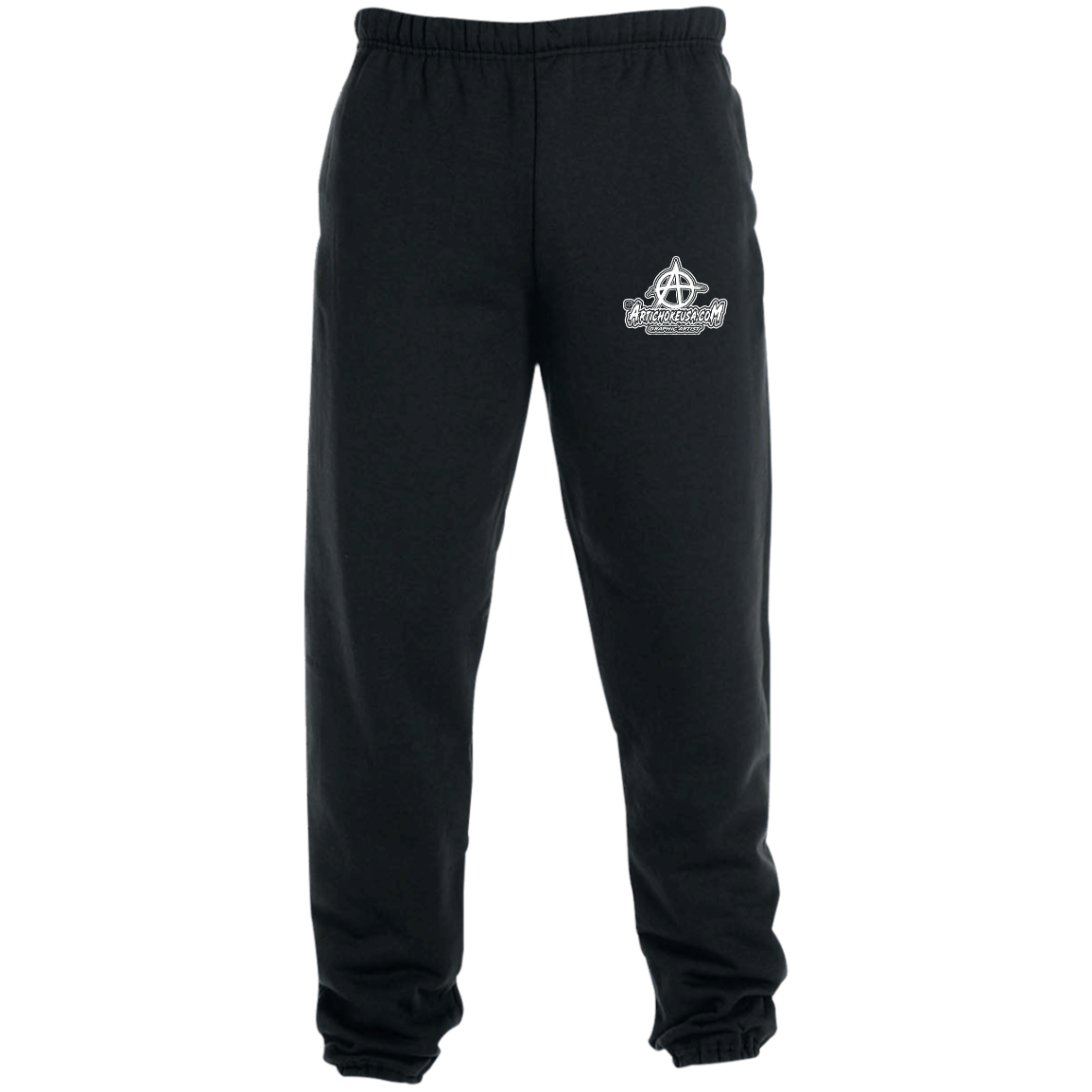 Embroidered Sweatpants with Pockets