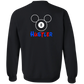 The GHOATS Custom Design. #18 Hustler Fan Art. Crewneck Pullover Sweatshirt