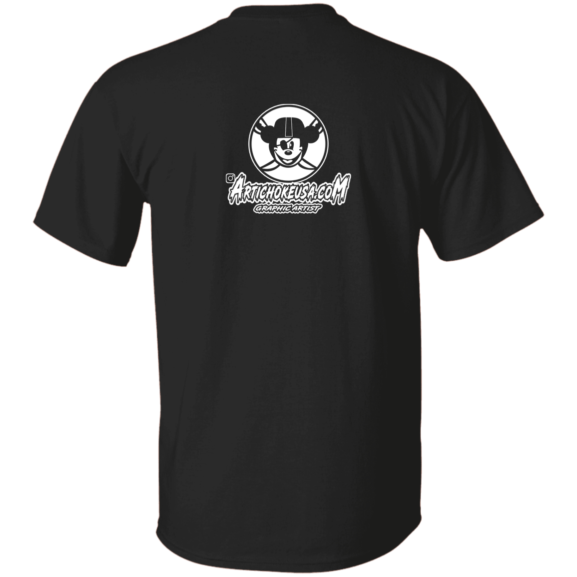 ArtichokeUSA Custom Design. Las Vegas Raiders & Mickey Mouse Mash Up. Fan Art. Parody. Youth 5.3 oz 100% Cotton T-Shirt