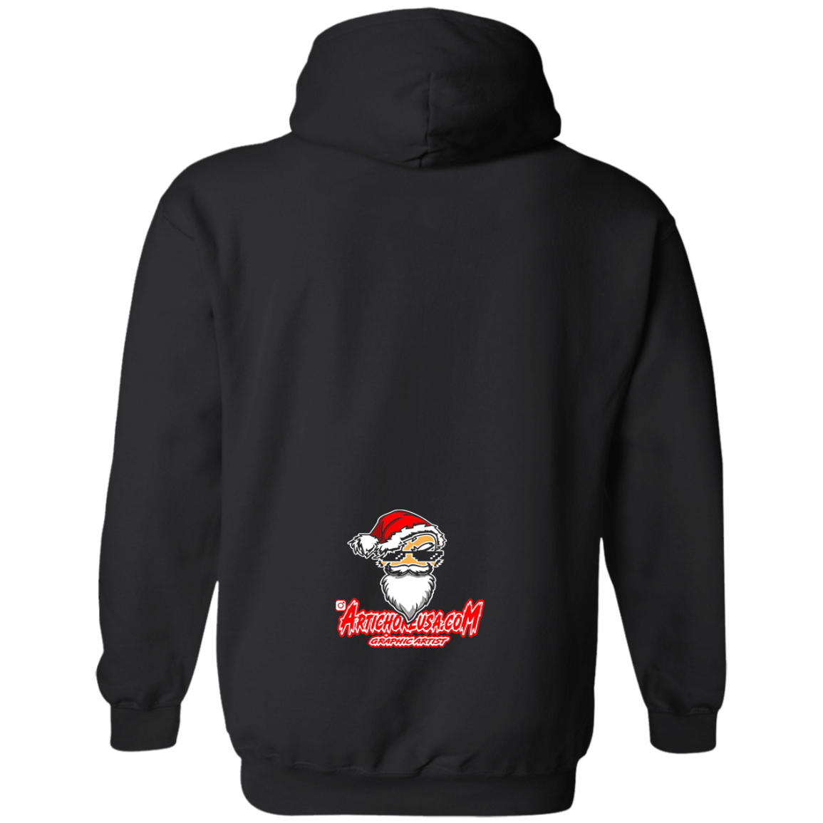 santa and hos front Z66 Pullover Hoodie