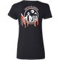 OPG Custom Design #23. Hack N Slice Golf. Freddy and Jason Fan Art. Ladies' 5.3 oz. 100% Cotton Preshrunk V-Neck T-Shirt