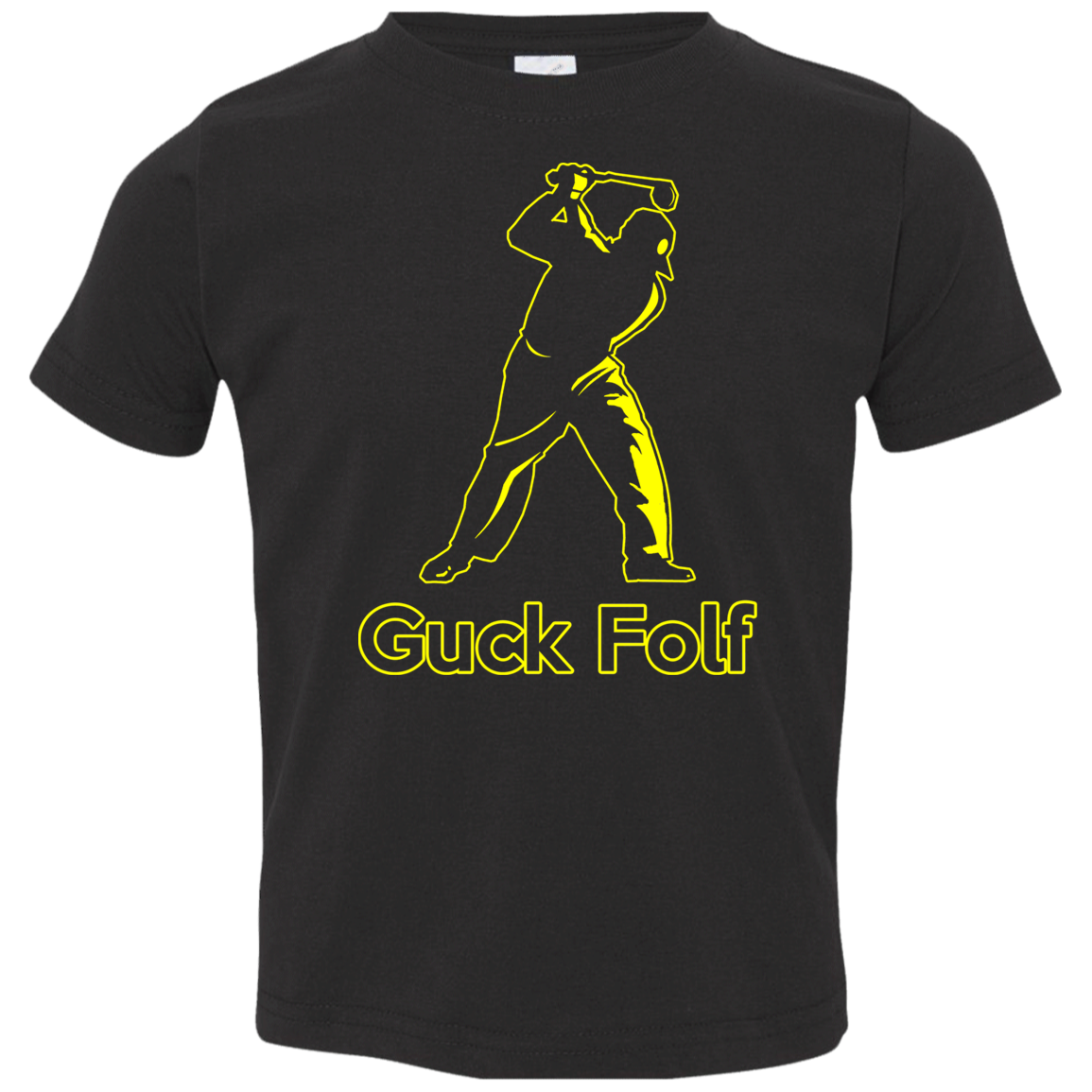 OPG Custom Design #19. GUCK FOLF. Men's Edition. Toddlers' Cotton T-Shirt
