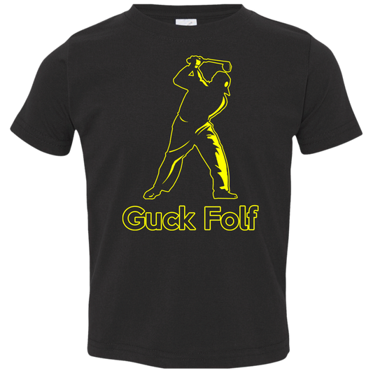 OPG Custom Design #19. GUCK FOLF. Men's Edition. Toddlers' Cotton T-Shirt