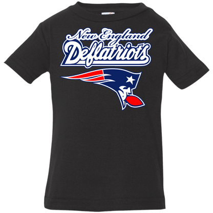 ArtichokeUSA Custom Design. New England Deflatriots. New England Patriots Parody. Infant Jersey T-Shirt