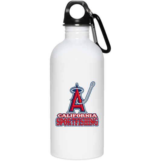 ArtichokeUSA Custom Design #4. California Anglers.California Sportsfishing. Angels of Anaheim from Orange County in California Parody. 20 oz. Stainless Steel Water Bottle