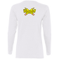 Artichoke Custom Design. Eat. Draw. Sleep. Repeat. Ladies' Cotton LS T-Shirt