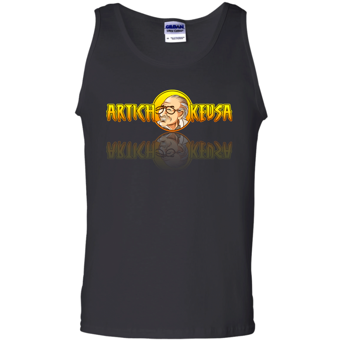 ArtichokeUSA Character and Font design. Stan Lee Thank You Fan Art. Let's Create Your Own Design Today. Men's 100% Cotton Tank Top