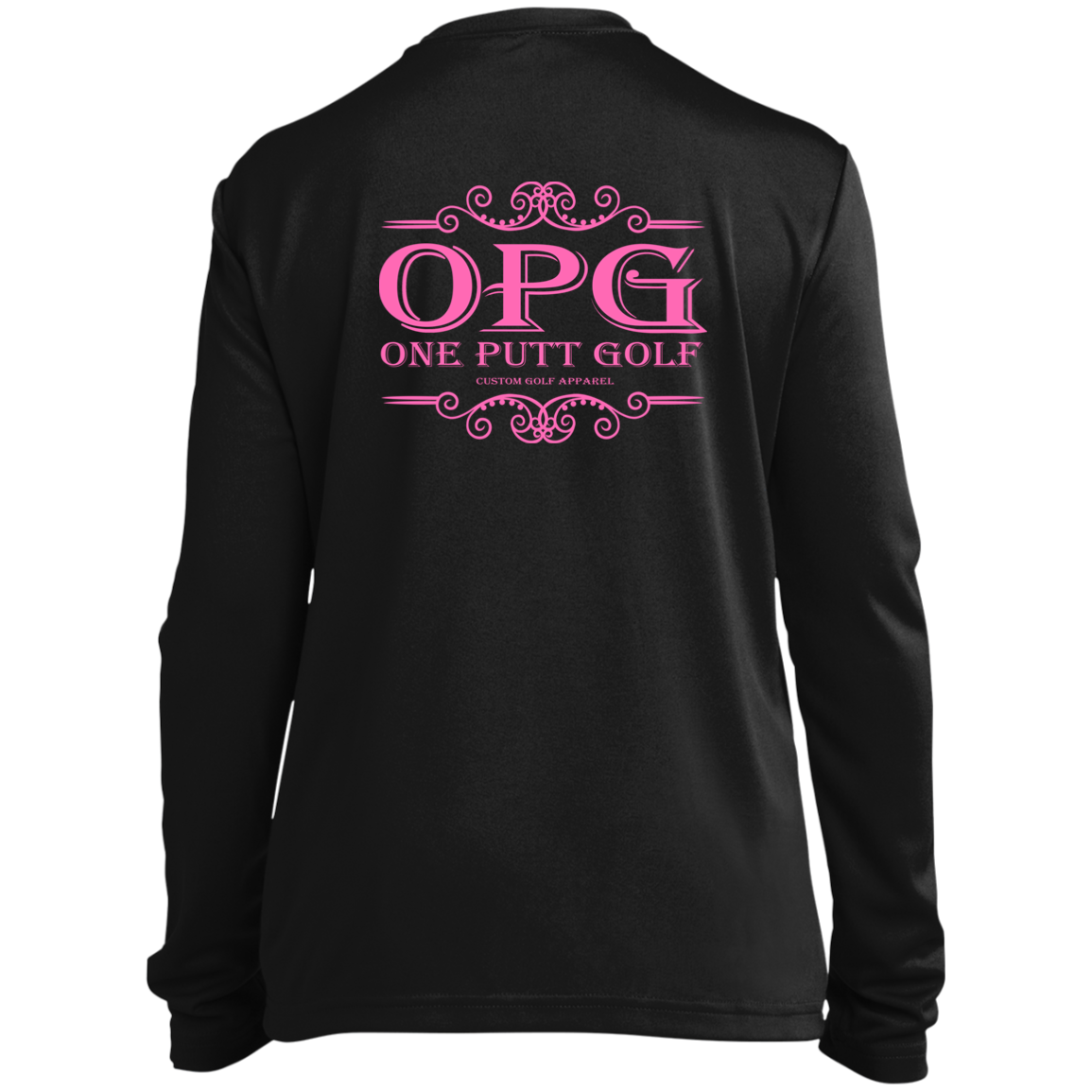 OPG Custom Design #5. Golf Tee-Shirt. Golf Humor. Youth 100% Polyester Long Sleeve Tee