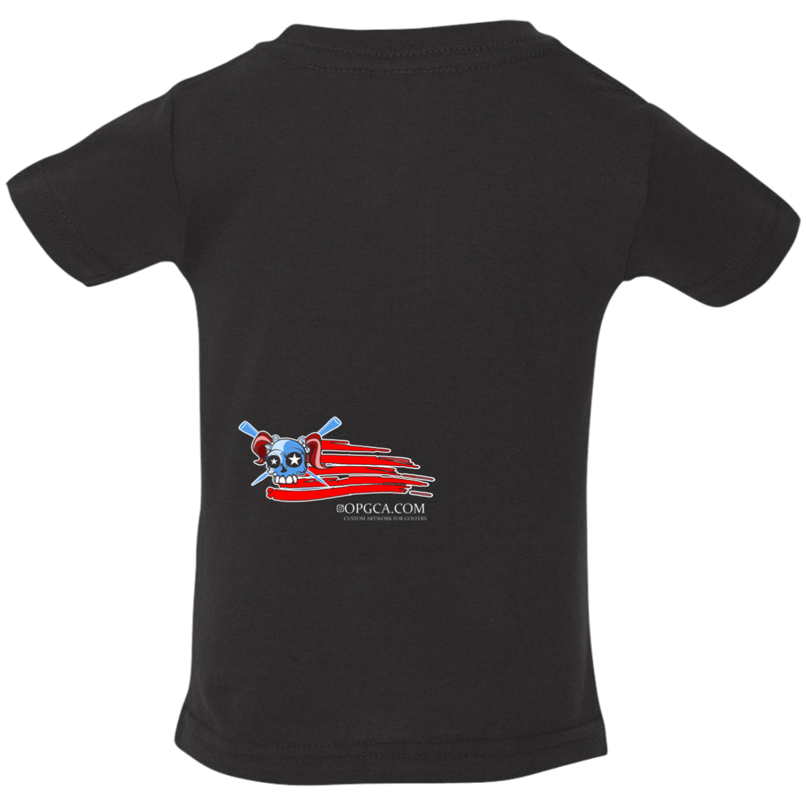OPG Custom Design #12. American Golfer. Female Edition. Infant Jersey T-Shirt