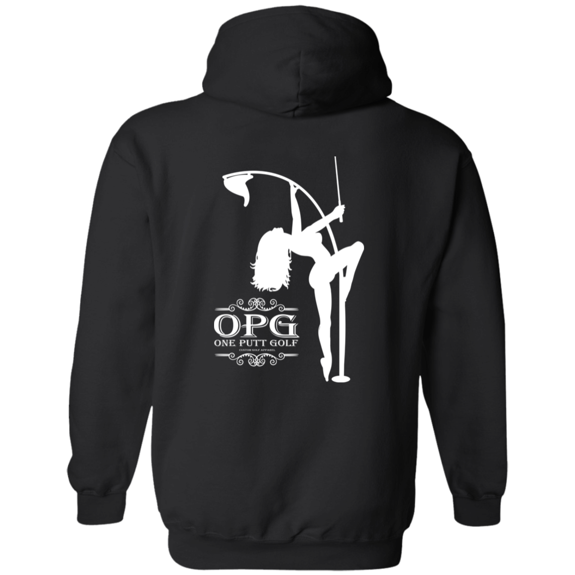 OPG Custom Design #10. Flag Pole. Zip Up Hooded Sweatshirt