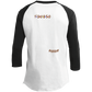 ArtichokeUSA Custom Design. FRIJOLE (CON QUESO). Men's 3/4 Raglan Sleeve Shirt