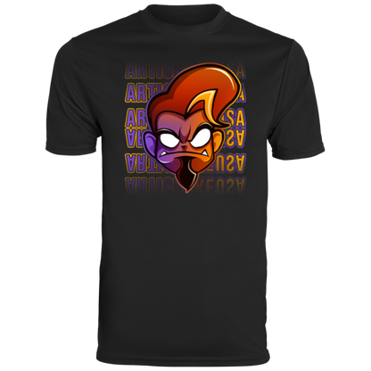 ArtichokeUSA Character and Font design. Let's Create Your Own Team Design Today. Arthur. Men's Moisture-Wicking Tee