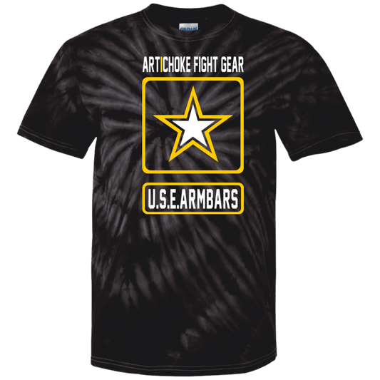 Artichoke Fight Gear Custom Design #2. USE ARMBARS. Youth Tie Dye T-Shirt