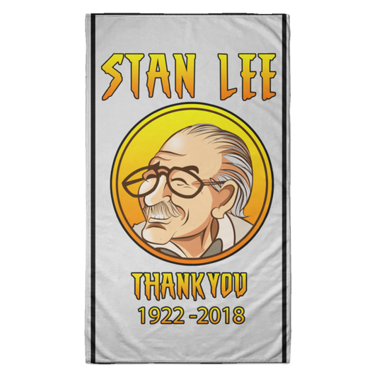 ArtichokeUSA Character and Font design. Stan Lee Thank You Fan Art. Let's Create Your Own Design Today. Towel - 35x60