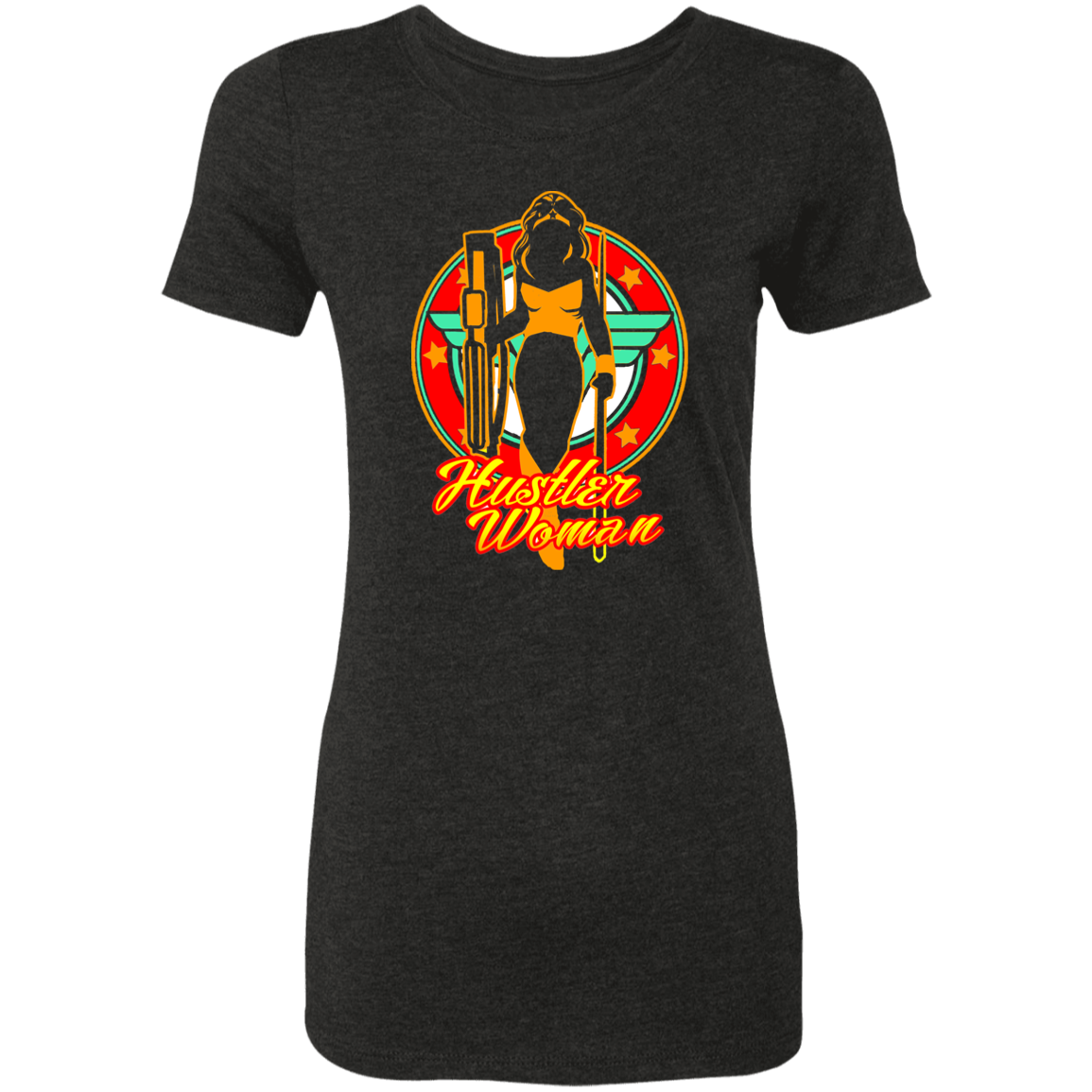 The GHOATS Custom Design #15. Hustler Woman. Ladies' Triblend T-Shirt