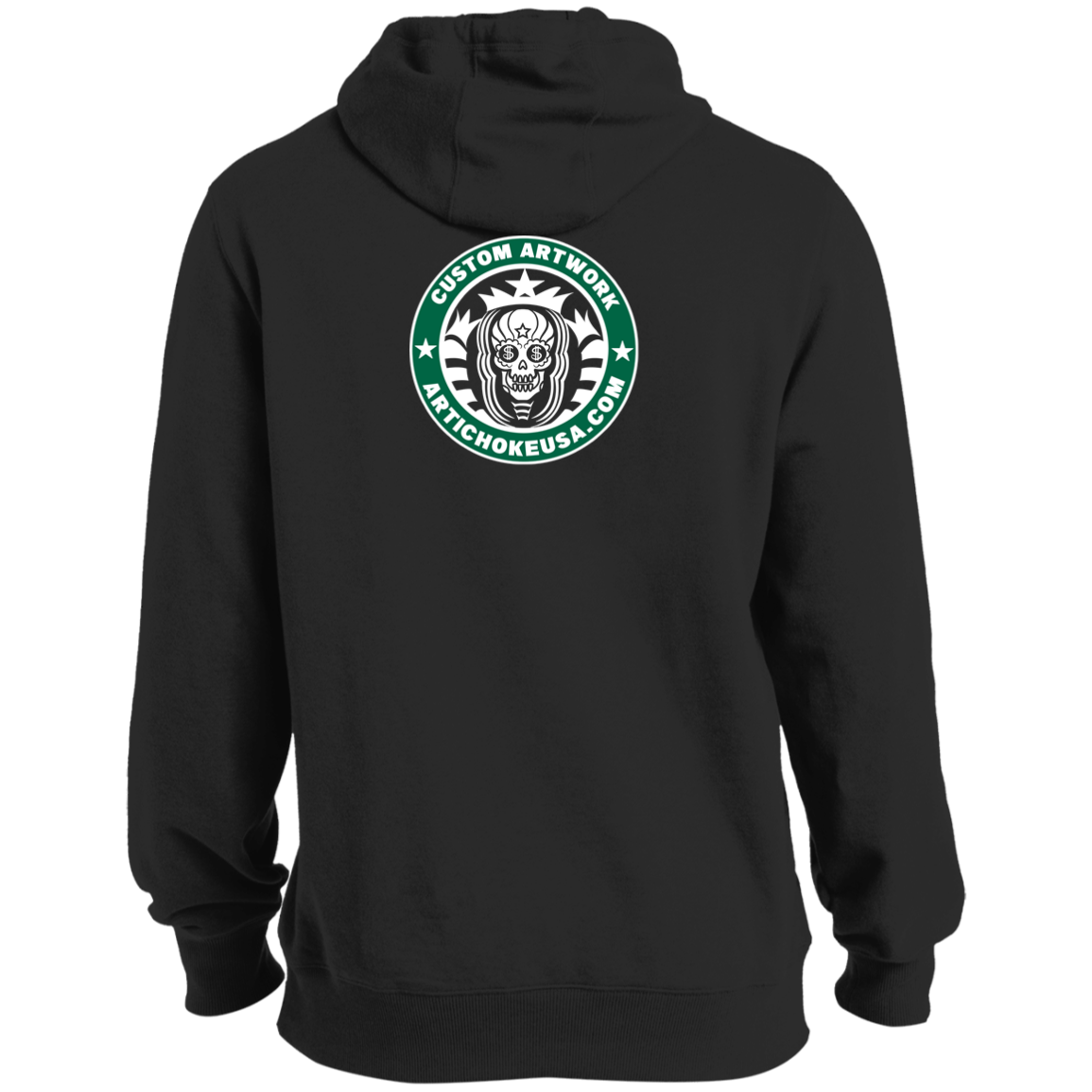 ArtichokeUSA Custom Design. Money Can't Buy Happiness But It Can Buy You Coffee. Tall Pullover Hoodie