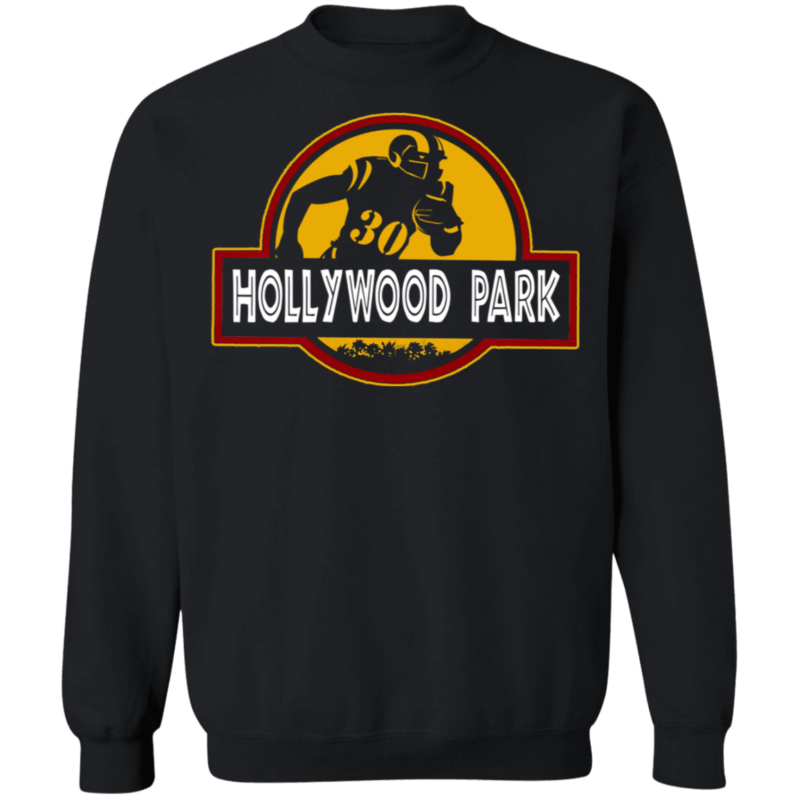 ArtichokeUSA Custom Design. LA Ram's Todd Gurley Jurassic Park Fan Art / Parody. Crewneck Pullover Sweatshirt