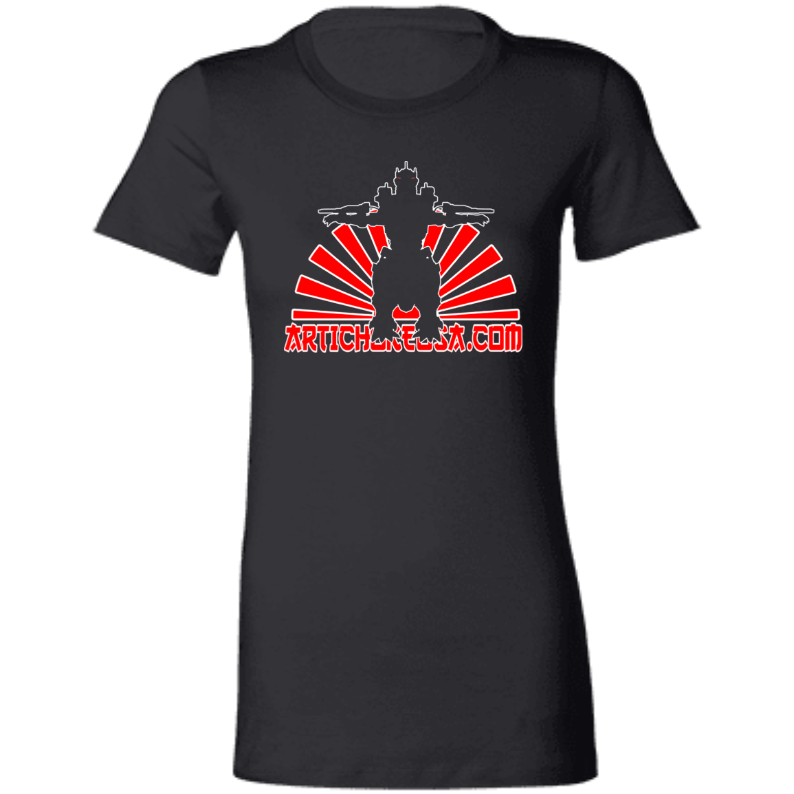 ArtichokeUSA Custom Design. Fan Art Mechagodzilla/Godzilla. Ladies' Favorite T-Shirt