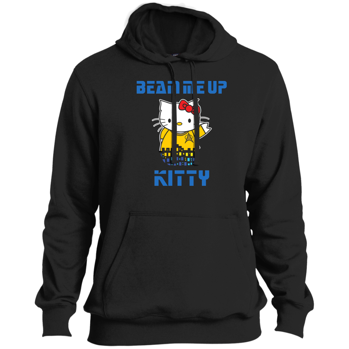 ArtichokeUSA Custom Design. Beam Me Up Kitty. Fan Art / Parody. Tall Pullover Hoodie