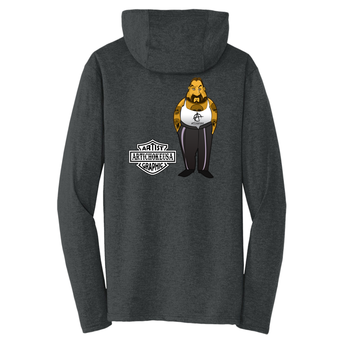 ArtichokeUSA Custom Design. Façade: (Noun) A false appearance that makes someone or something seem more pleasant or better than they really are.  Triblend T-Shirt Hoodie