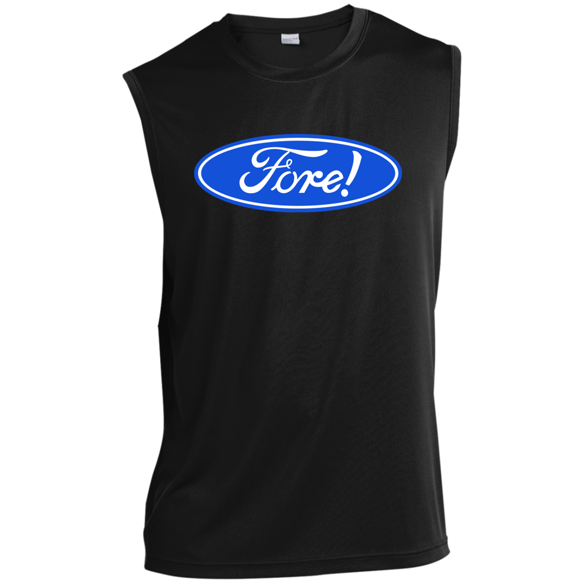 OPG Custom Design #11. Fore! Ford Parody. Men’s Sleeveless