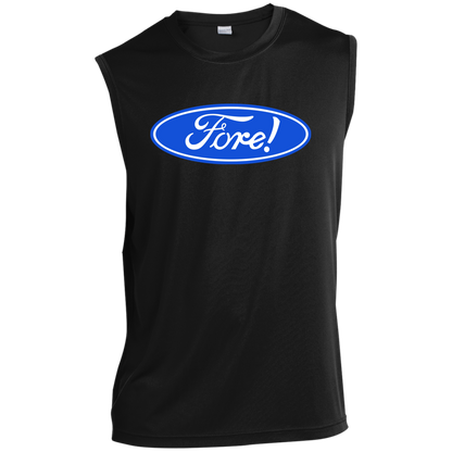 OPG Custom Design #11. Fore! Ford Parody. Men’s Sleeveless