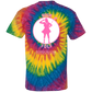 OPG Custom Design #19. GUCK FOLF. Female Edition. Youth Tie Dye T-Shirt