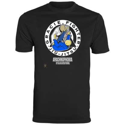 Artichoke Fight Gear Custom Design #1. Arachnophobia: Fear of Spiders. Spider Guard. It's a Jiu Jitsu Thing. Men's Moisture-Wicking Tee